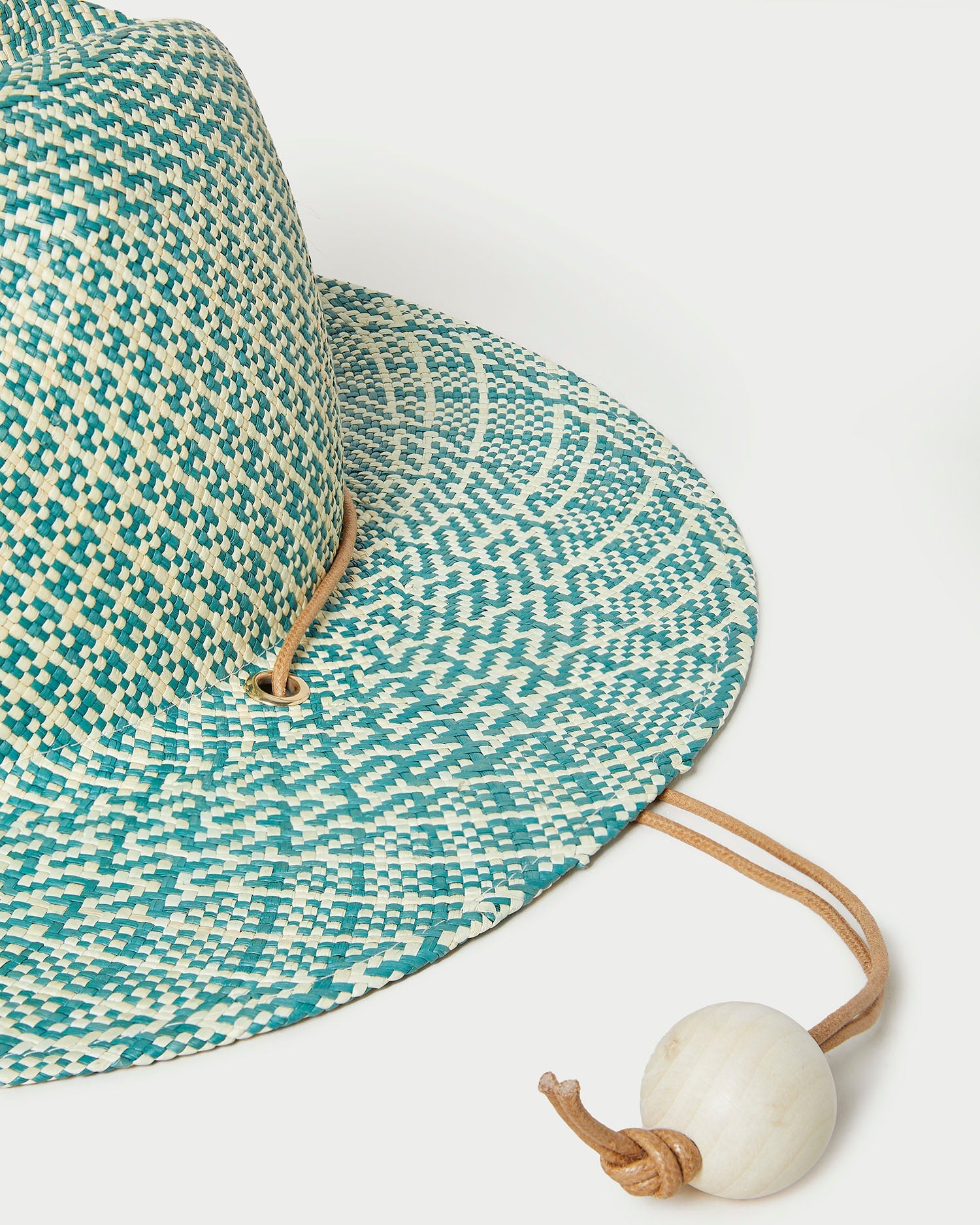 Wylie Straw Hat | Natural/Emerald