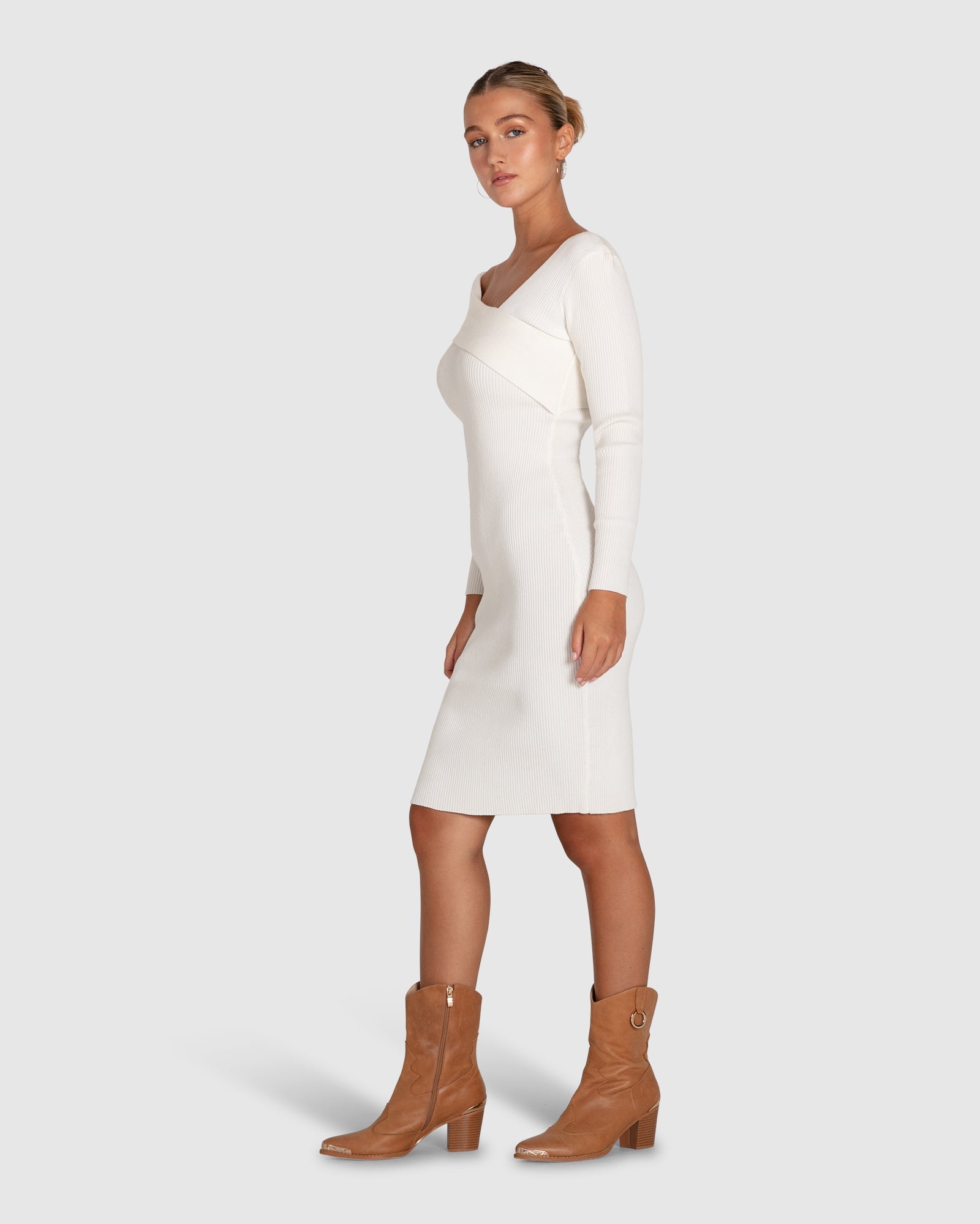 Women | The Way You Move Knit Dress | Cream
