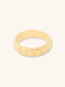 Checker Ring | 14K Gold Vermeil