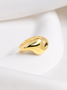 Wave Dome Ring | 14K Gold Vermeil