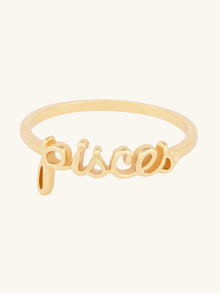 Pisces Ring | 14K Gold Plated Brass