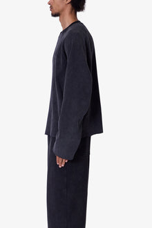 Washed Thermal L x S Tee | Washed Black