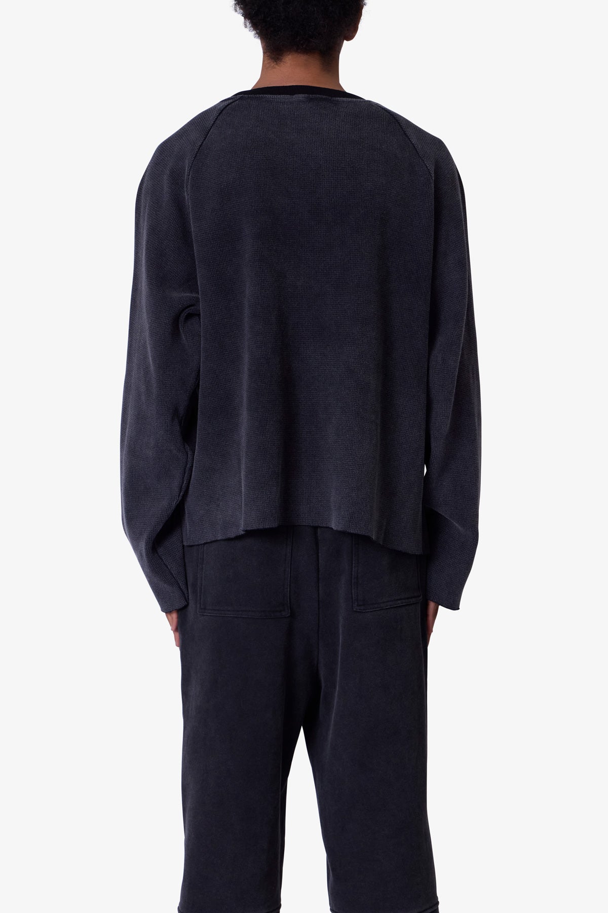 Washed Thermal L x S Tee | Washed Black