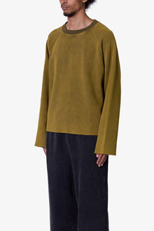 Washed Thermal L x S Tee | Washed Olive