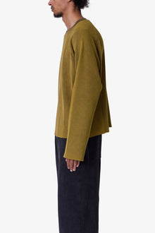 Washed Thermal L x S Tee | Washed Olive