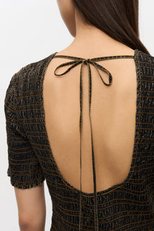 Washed Smock Dress | Black (V1)