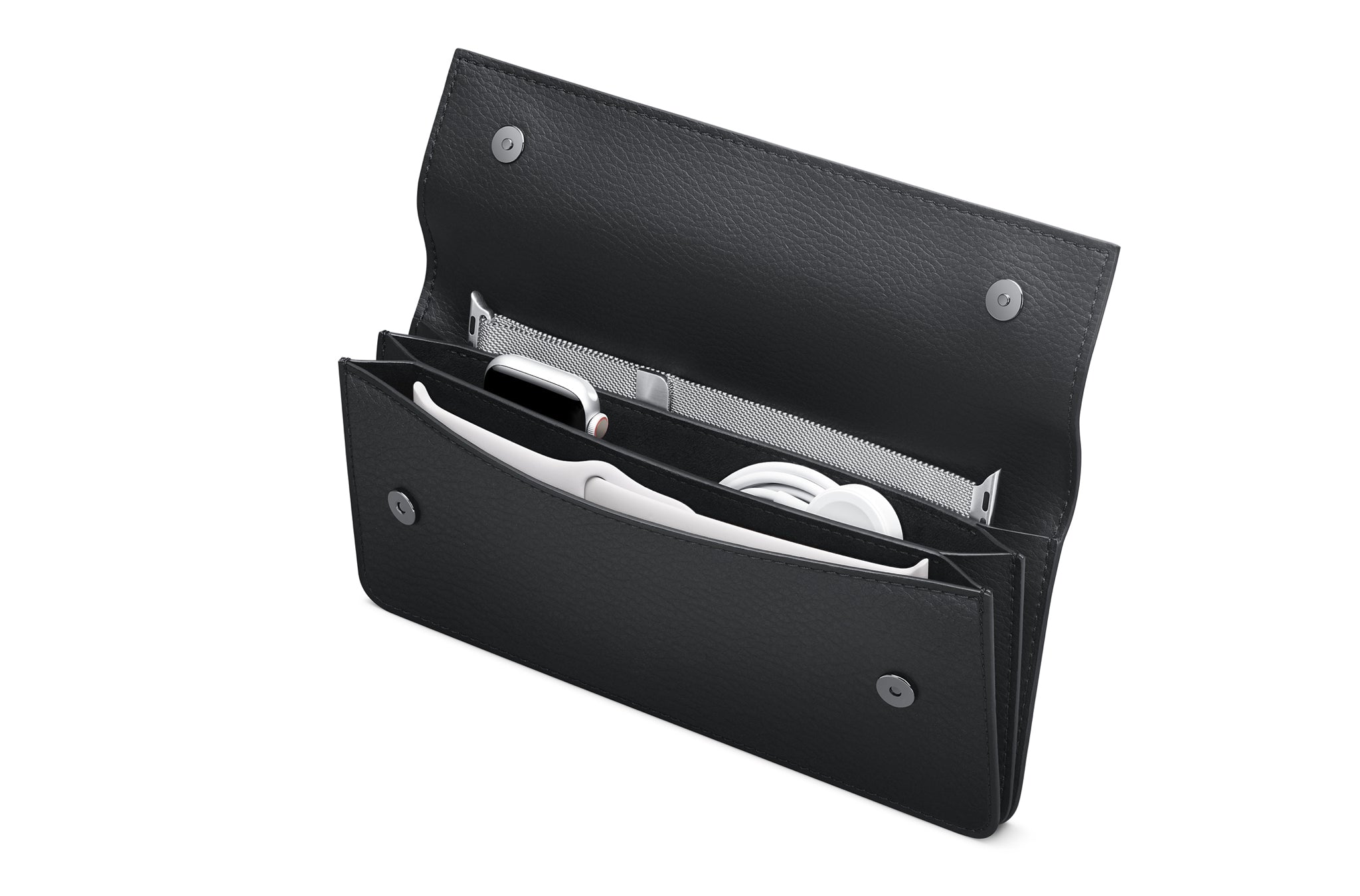 The Accordion Watchband Pouch | Black