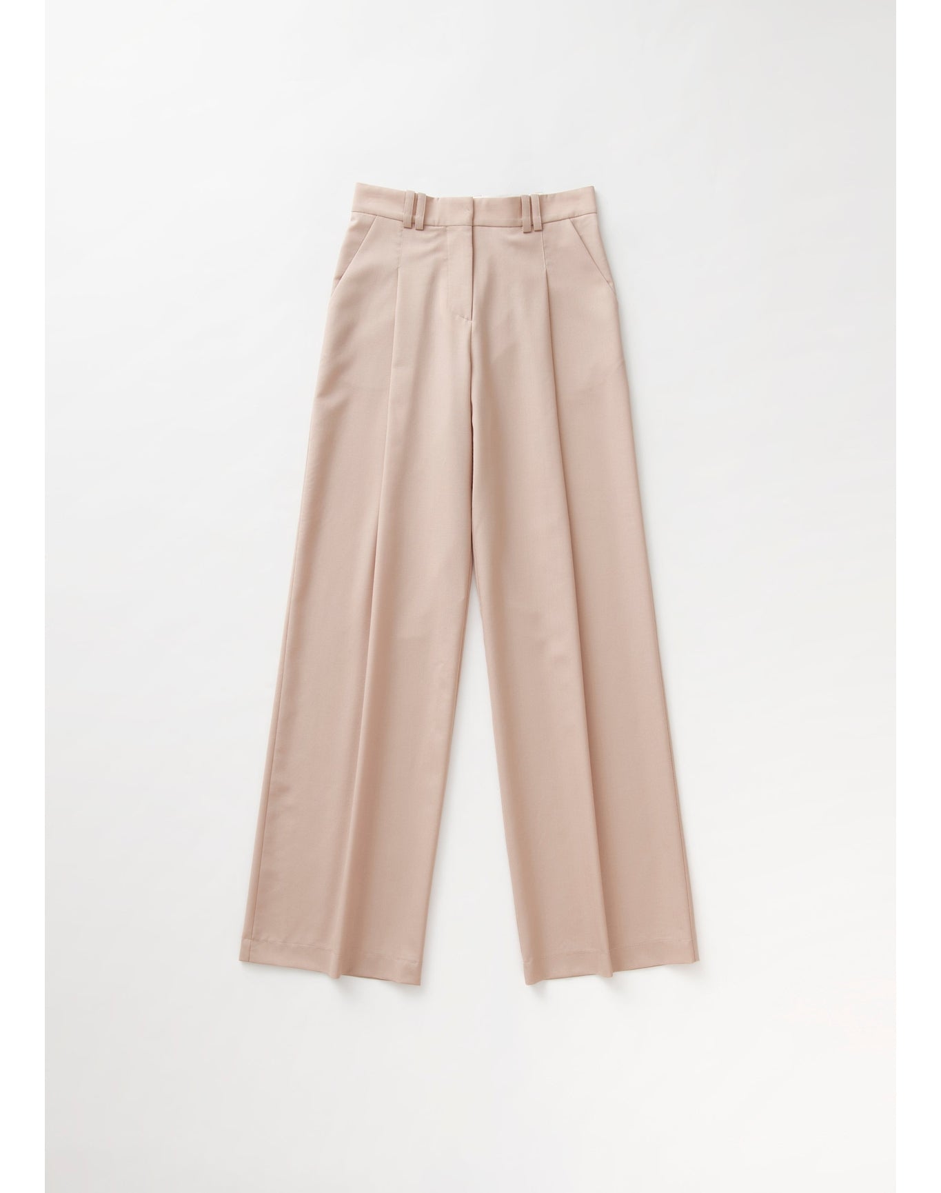 Wellen | Wide Leg Suiting Pants | Pale Rose