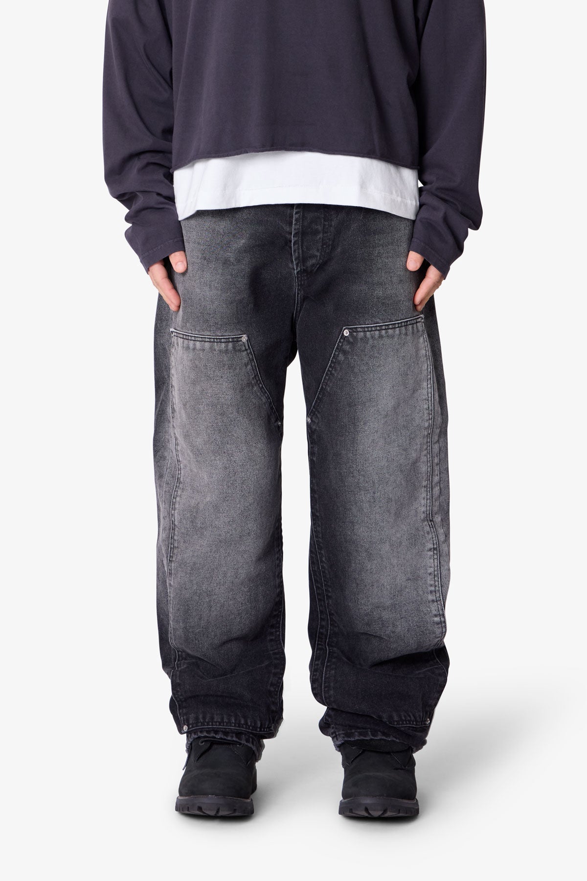 West Double Knee Denim | Black