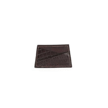 Croco Cardholder | Brown