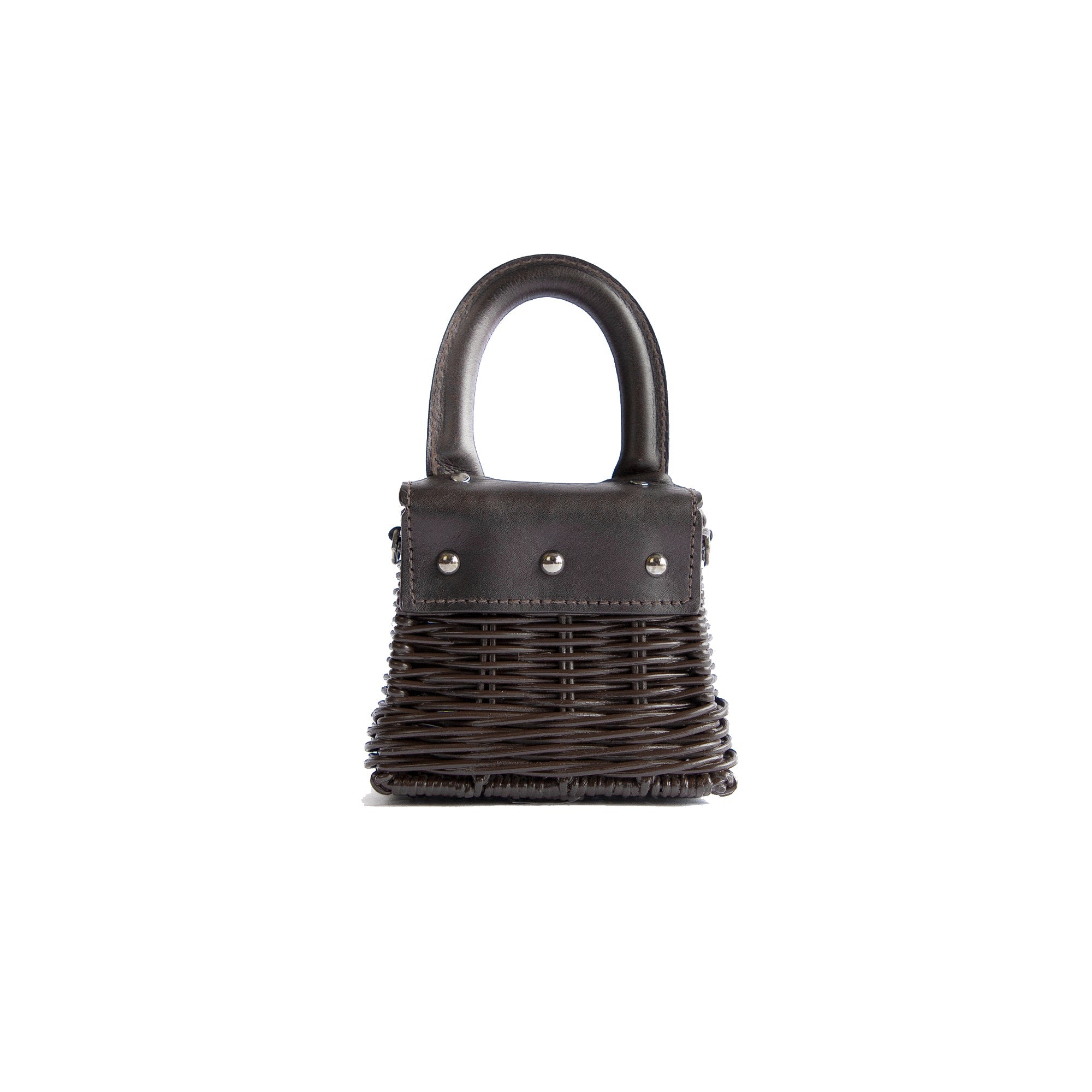 Wicker Wings - Wicker Handbag - Straw Bag - Woven Bag - Summer Bag - Basket Bag - Micro Bag (4660759855243)