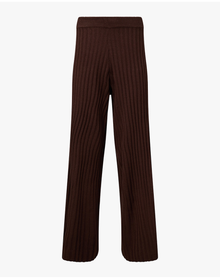 Wide Leg Pull On Pant | Brown