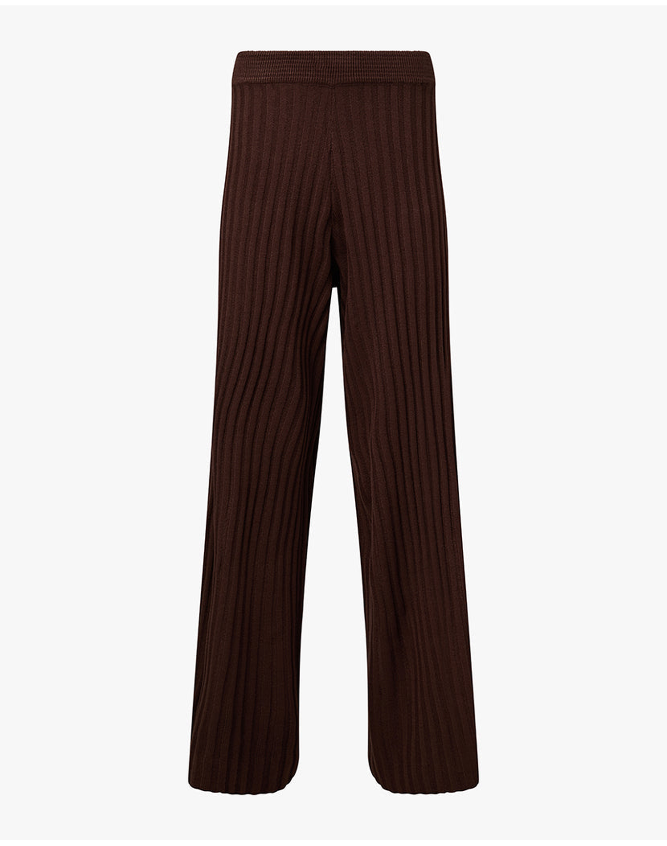 Wide Leg Pull On Pant | Brown