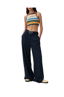 Wide Leg Trousers | Sky Captain