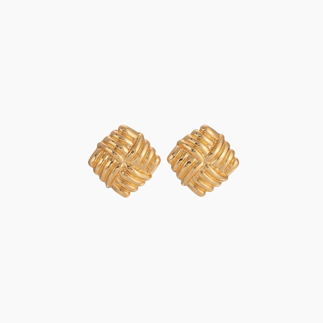Wind Earrings | Gold-Plated on Brass