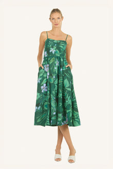 Wisteria Dress | Tropical Forest Print