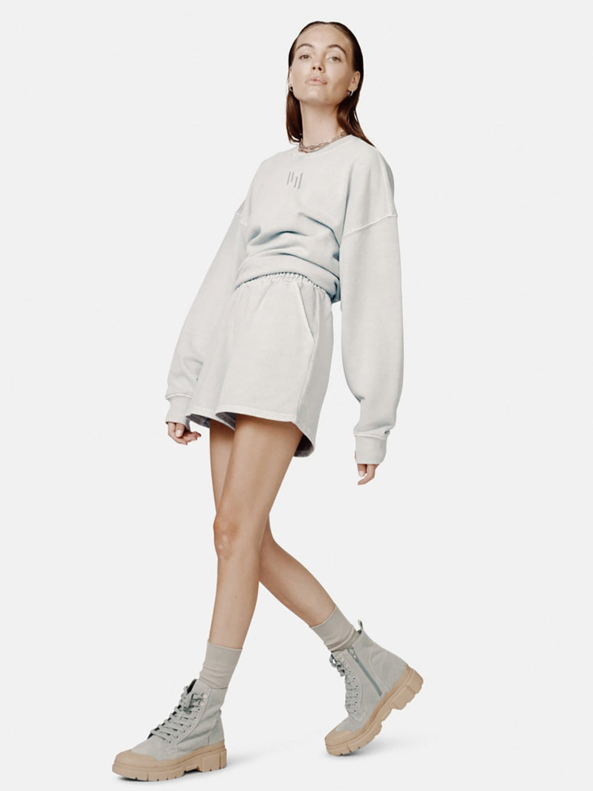 Womens | French Terry Lounge Short | Quarry