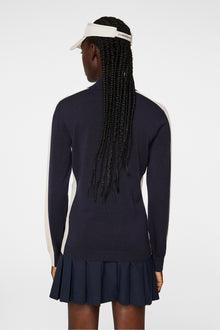 Women | Adia Knitted Sweater | JL Navy