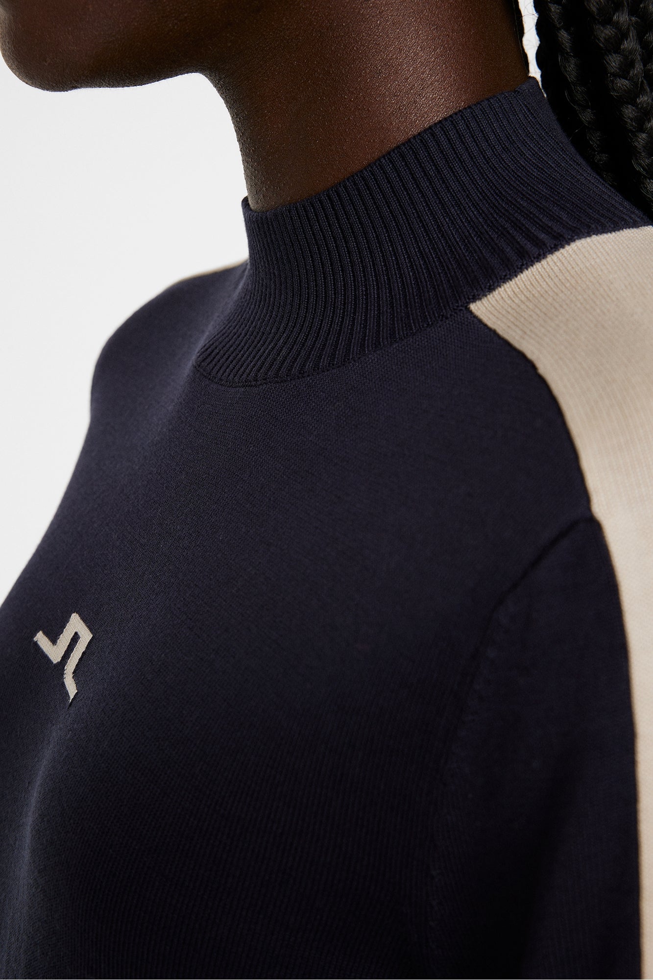 Women | Adia Knitted Sweater | JL Navy