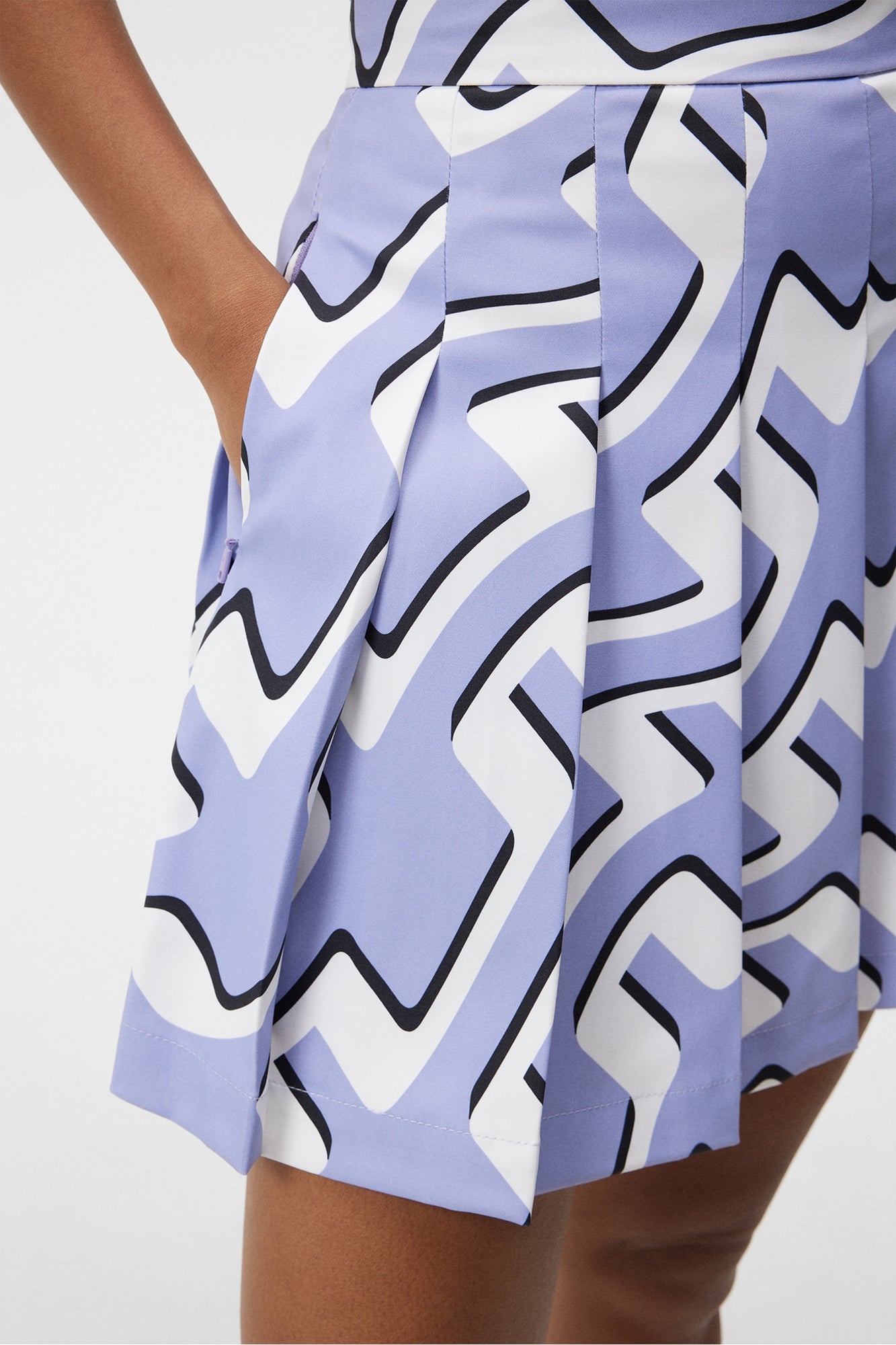 Women | Adina Print Skirt | Bridge Wave Sweet Lavender