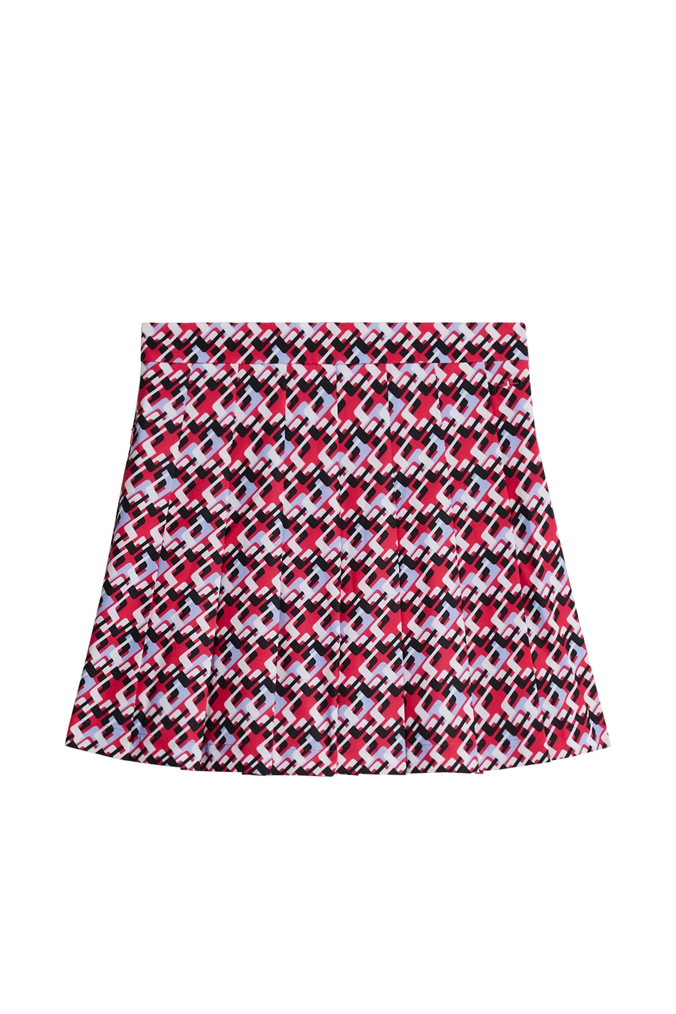 Women | Adina Print Skirt | JL Micro Bridge Rose Red