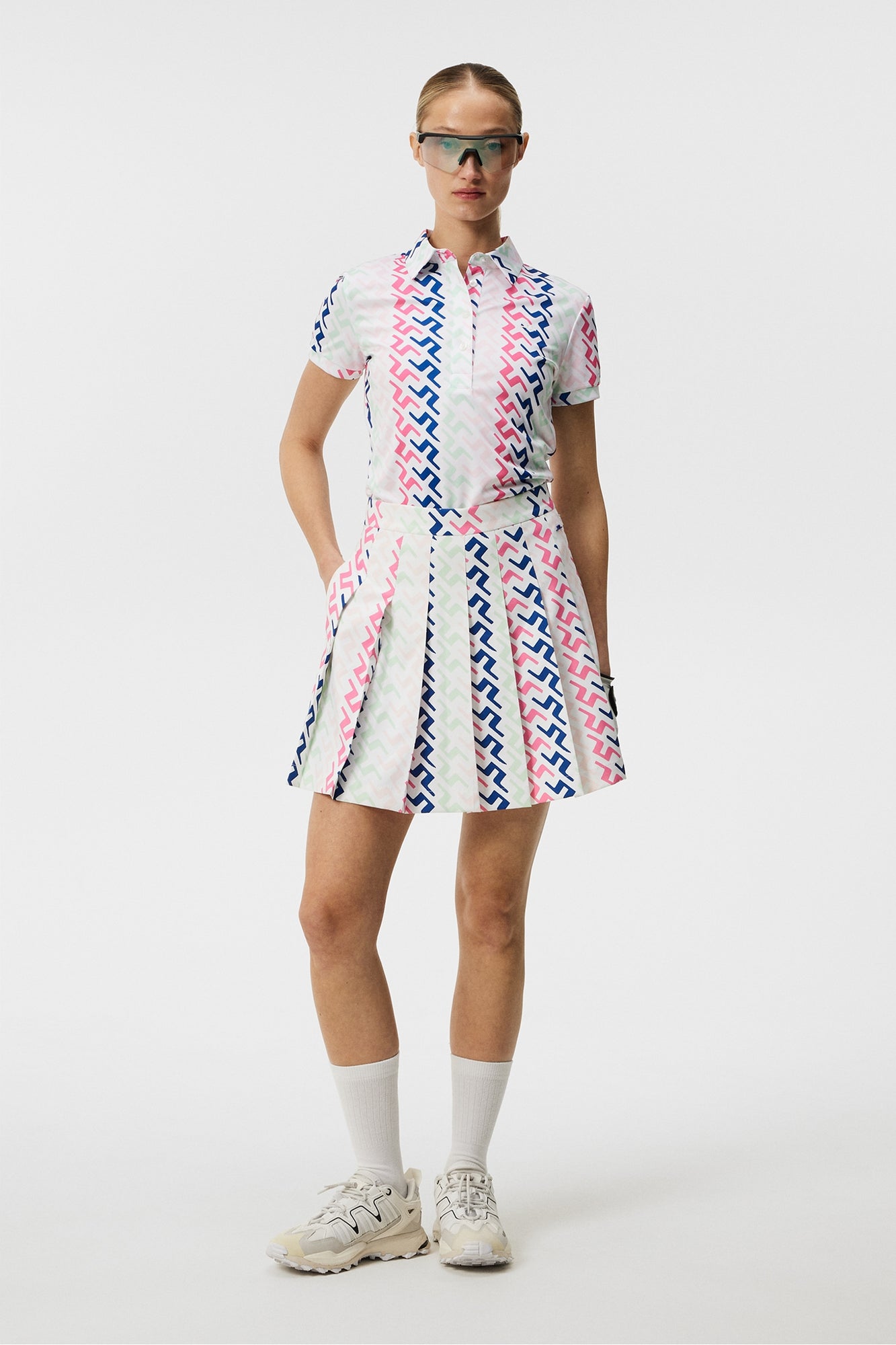 Women | Adina Print Skirt | Pink Painted Bridge