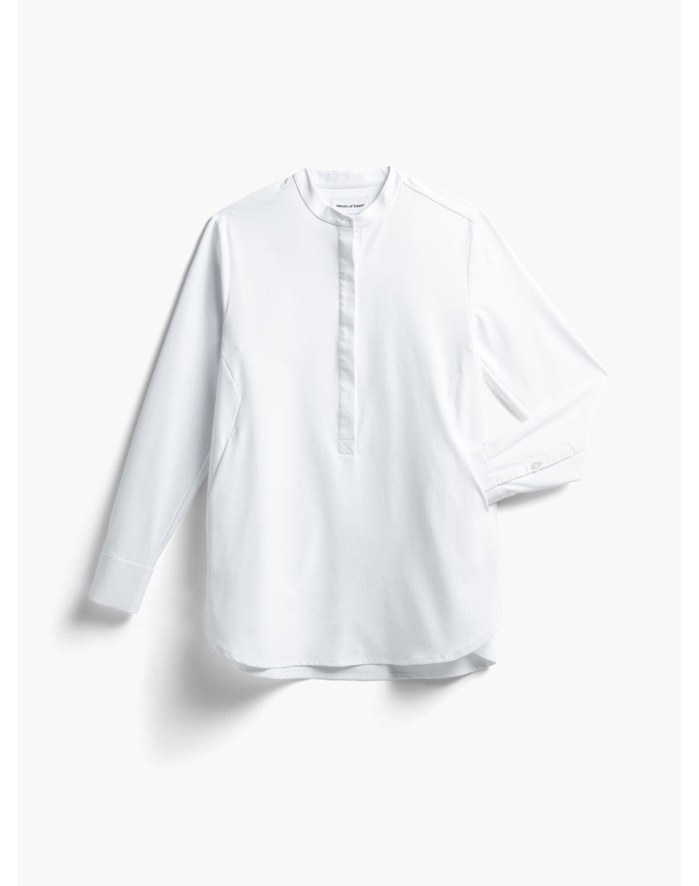 Women | AeroZero Band Collar Tunic | White