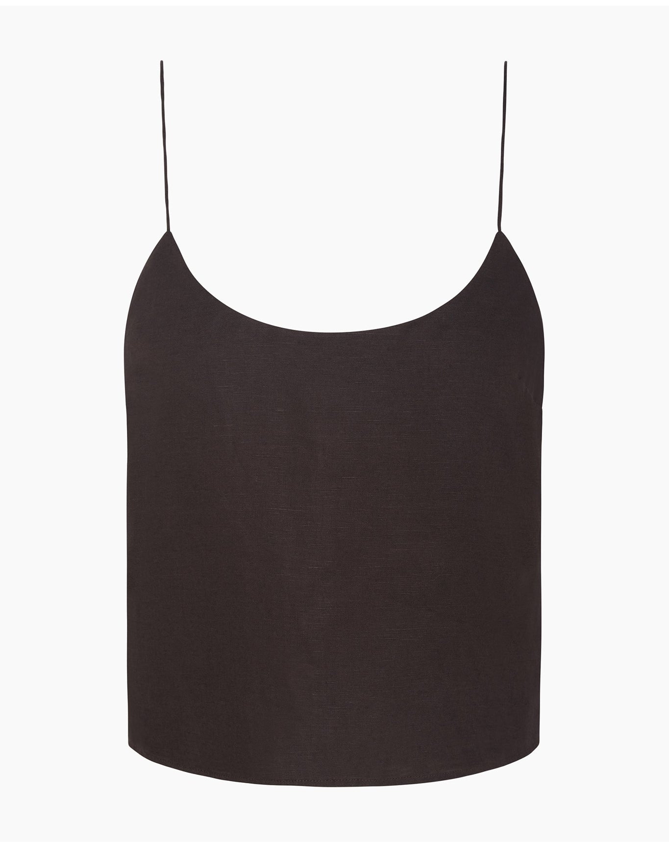Women | Air Linen Cami Top | Espresso