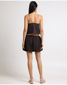 Women | Air Linen Cami Top | Espresso