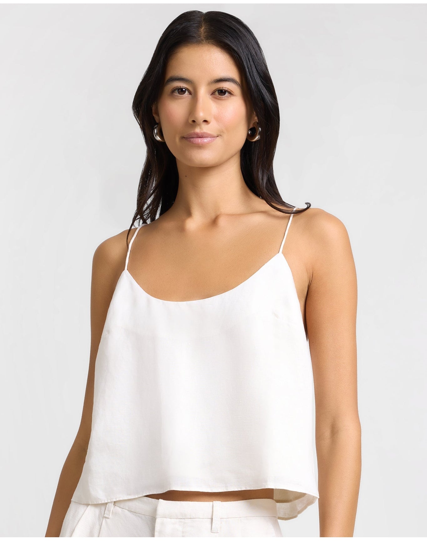 Women | Air Linen Cami Top | Natural