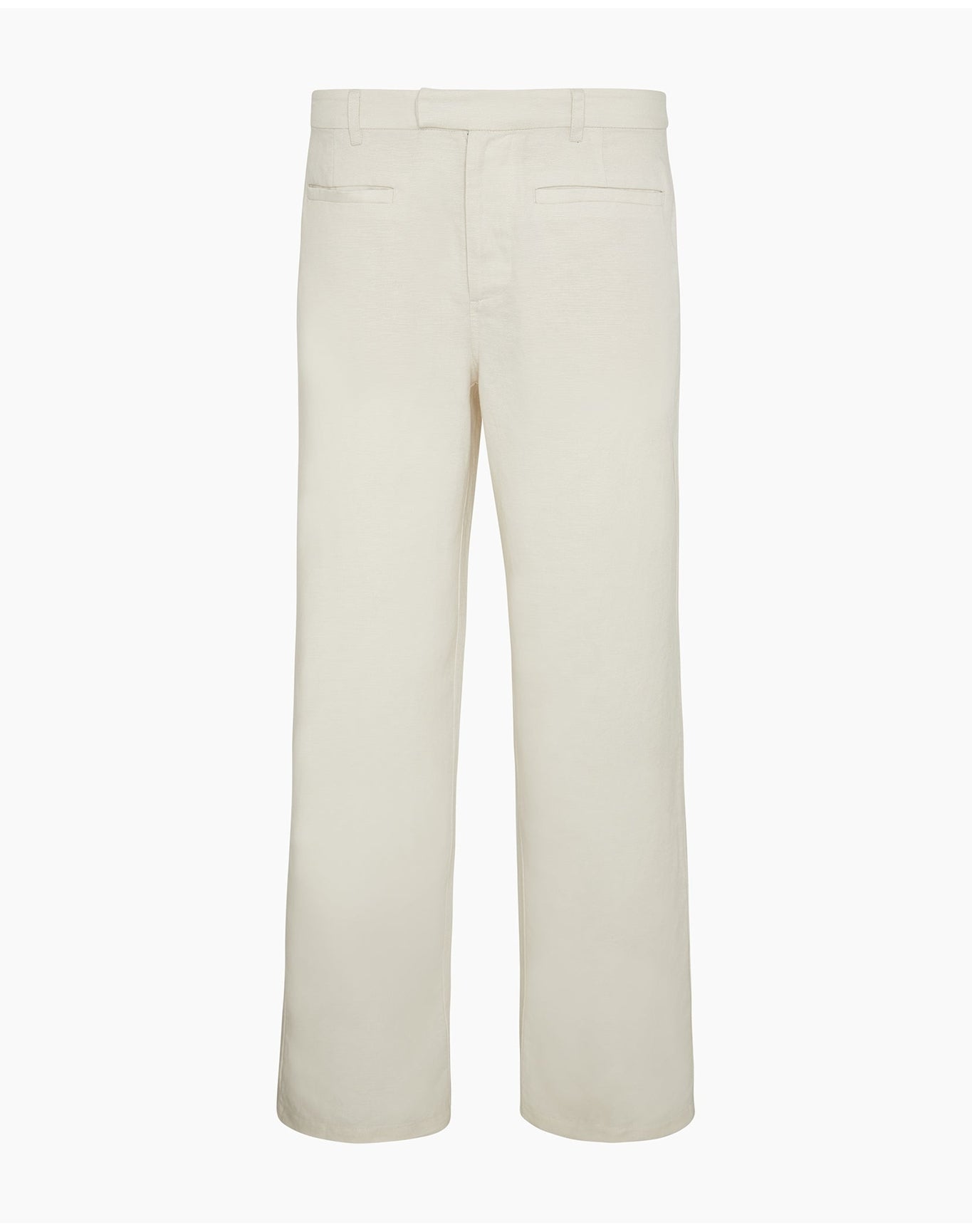 Women | Air Linen Mid Rise Pant | Natural
