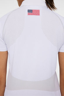 Women | Alizee Seamless Polo | White