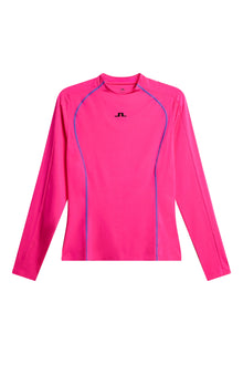 Women | Allien Long Sleeve Top | Pink Peacock