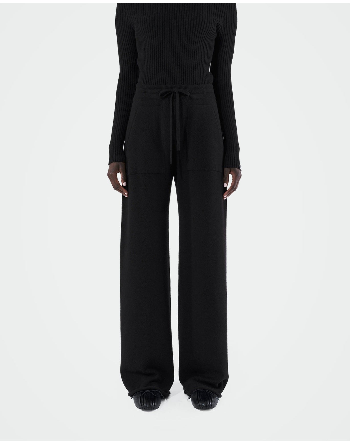 Amanda Knit Pants | Noir