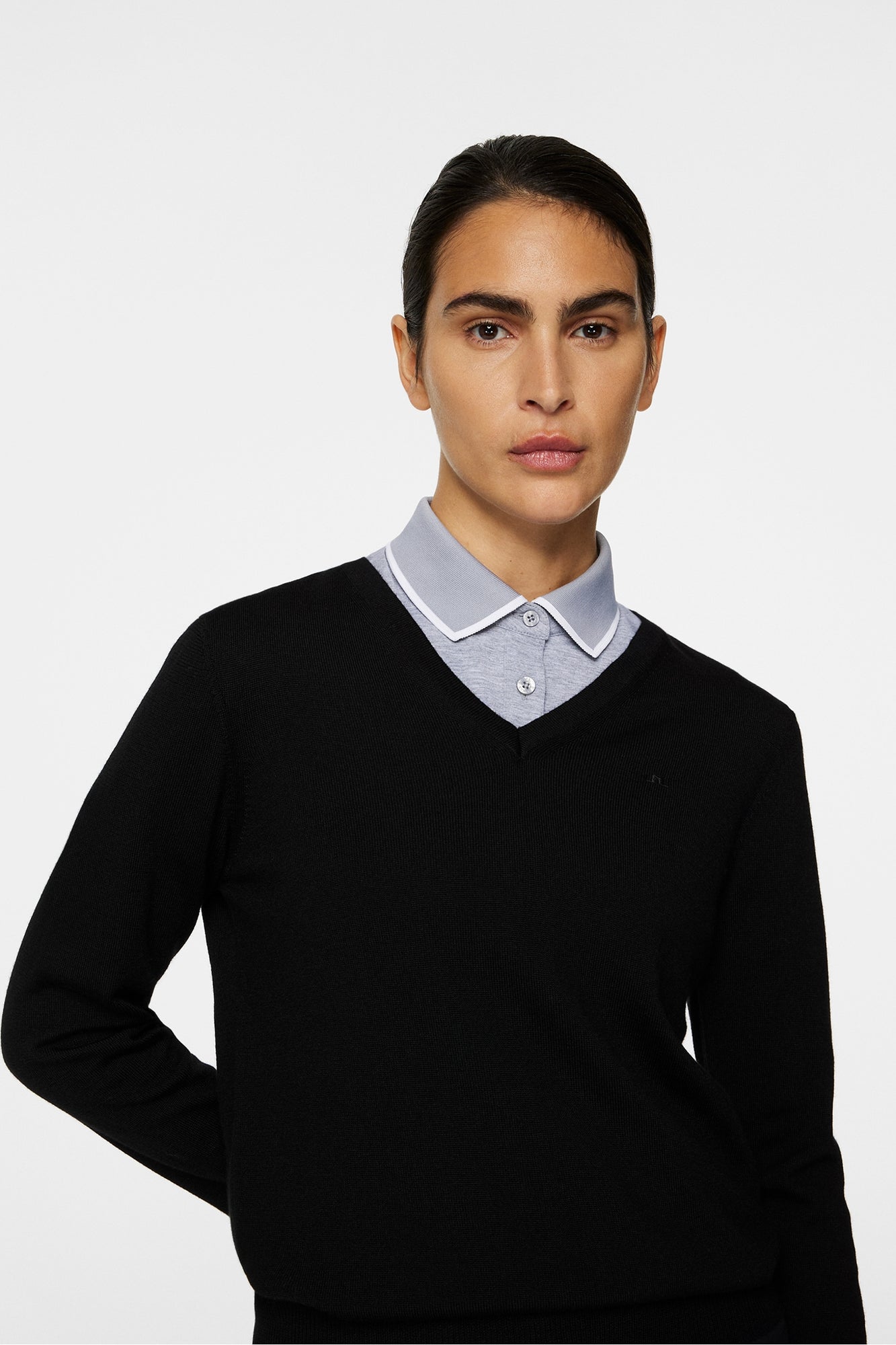 Women | Amaya Knitted Sweater | Black (V1)