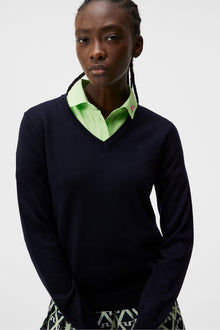 Women | Amaya Knitted Sweater | JL Navy (V3)