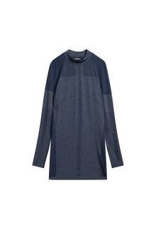 Women | Amber Seamless Dress | Navy Melange