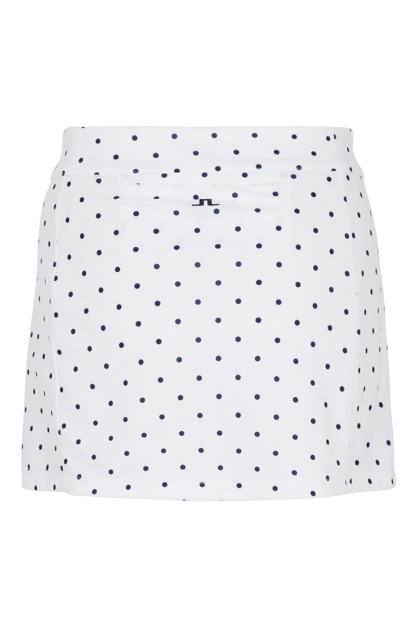 Women | Amelie Golf Skirt Print | Polka Dot White Navy