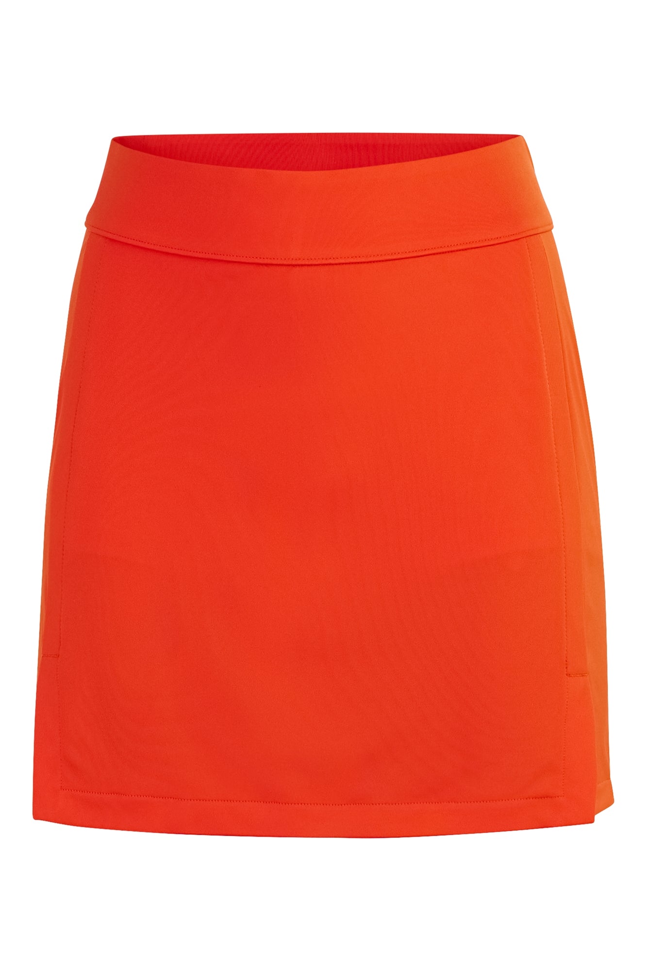 Women | Amelie Mid Golf Skirt | Tangerine Tango