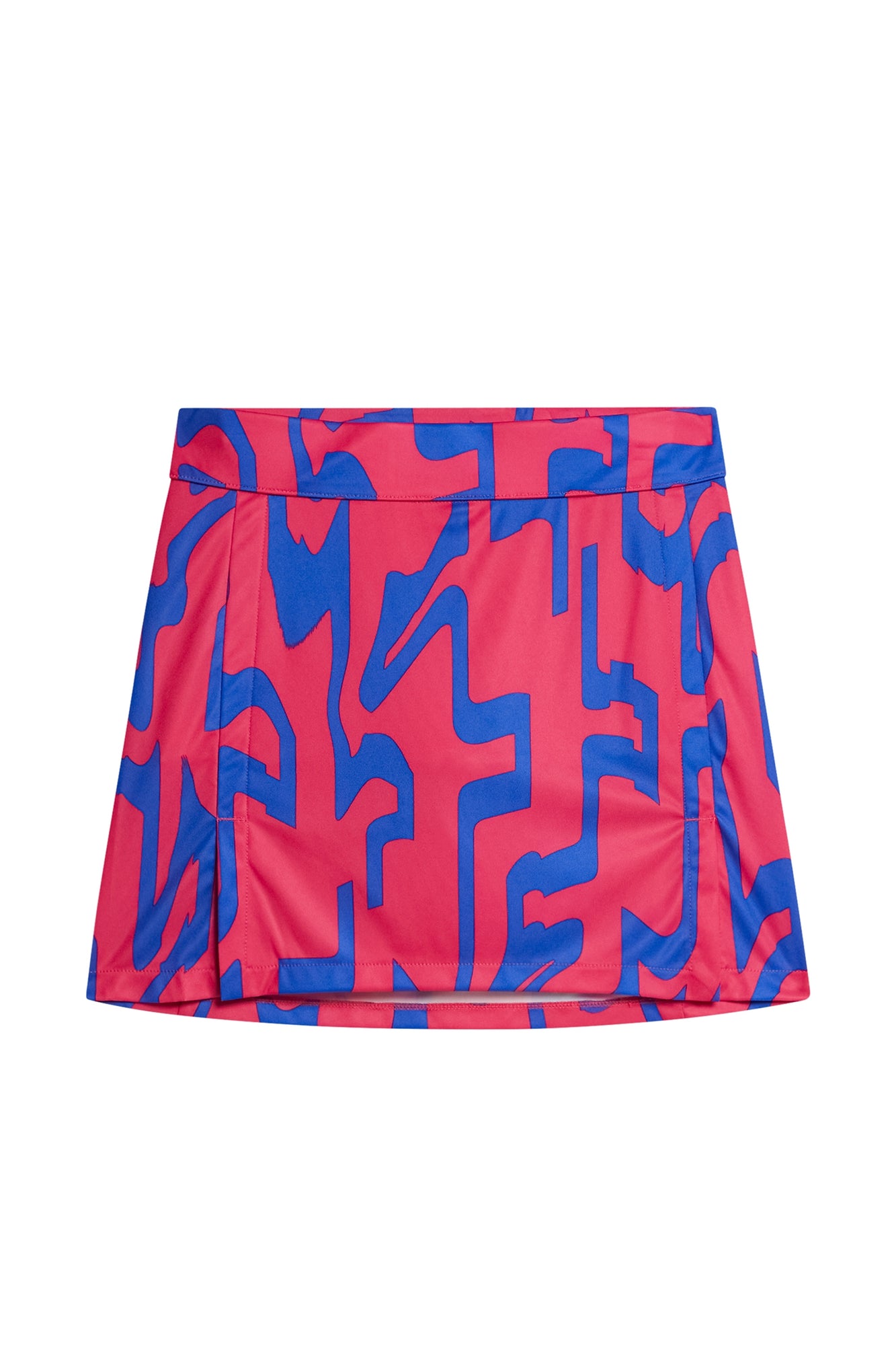 Women | Amelie Mid Print Skirt | Glitch Bridge Pink
