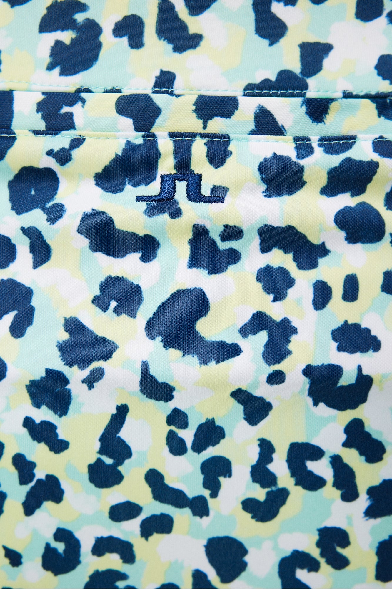 Women | Amelie Mid Print Skirt | Leopard Aruba Blue