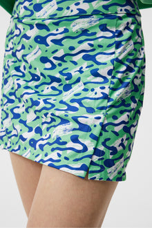 Women | Amelie Print Skirt | Caldera Jade Cream
