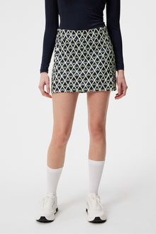 Women | Amelie Print Skirt | Geo JL Navy