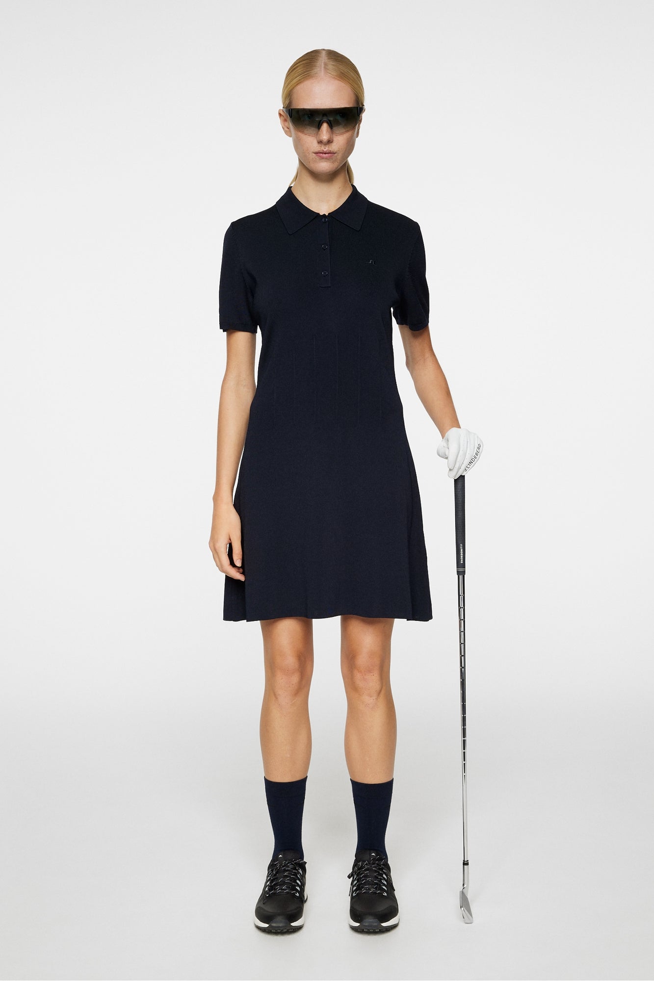 Women | Andrea Knitted Dress | JL Navy