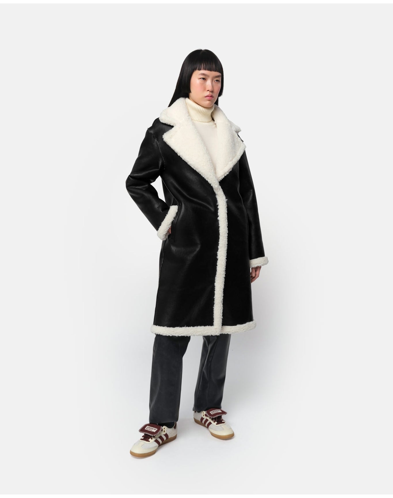 Anei Reversible Coat | Blanc