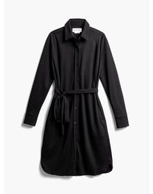 Women | Apollo Shirt Dress | Black
