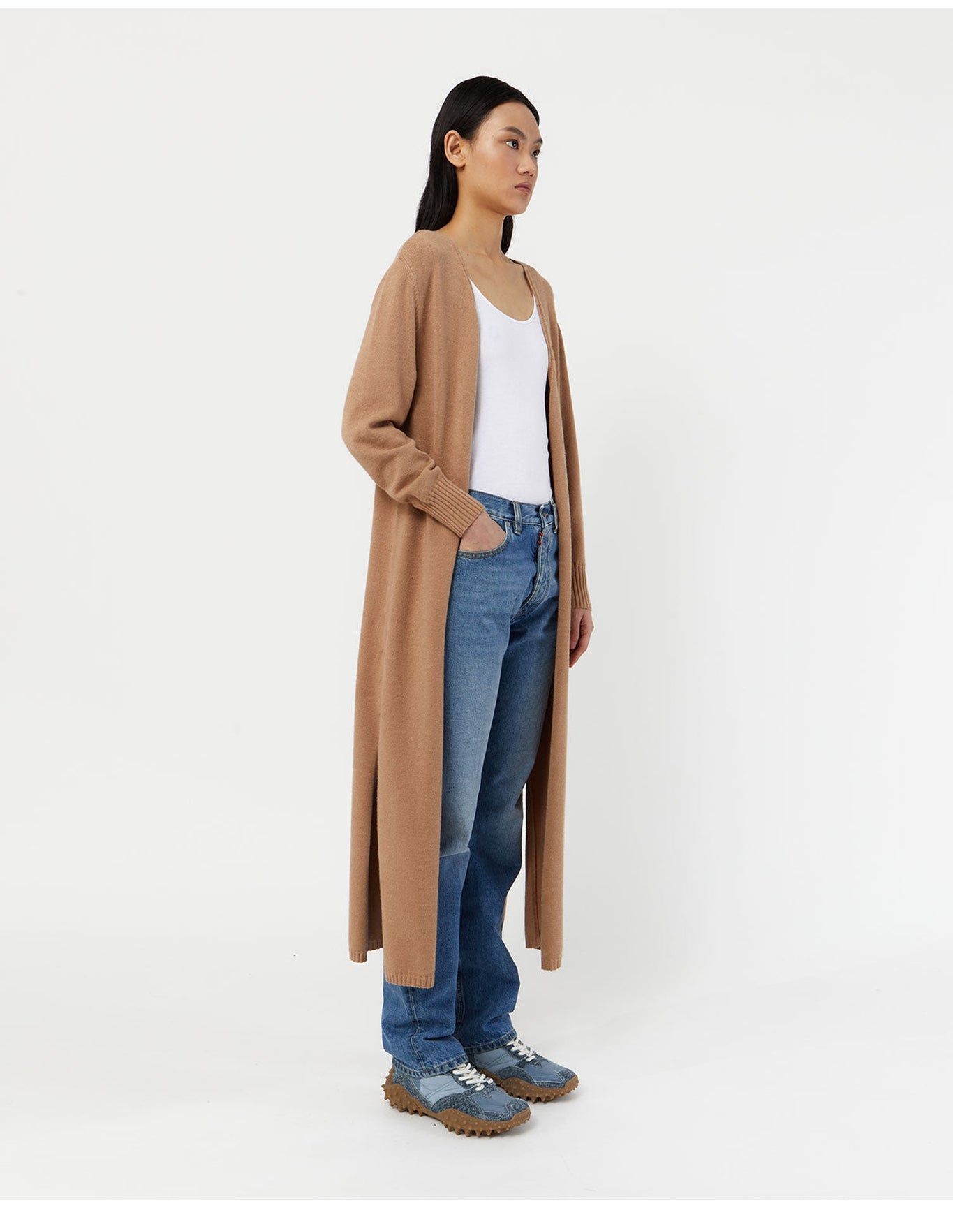 Aria Duster Cardigan | Beige