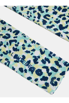Women | Aylin Print Sleeves | Leopard Aruba Blue