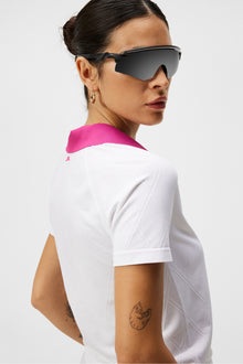 Women | Baily Seamless Polo | White