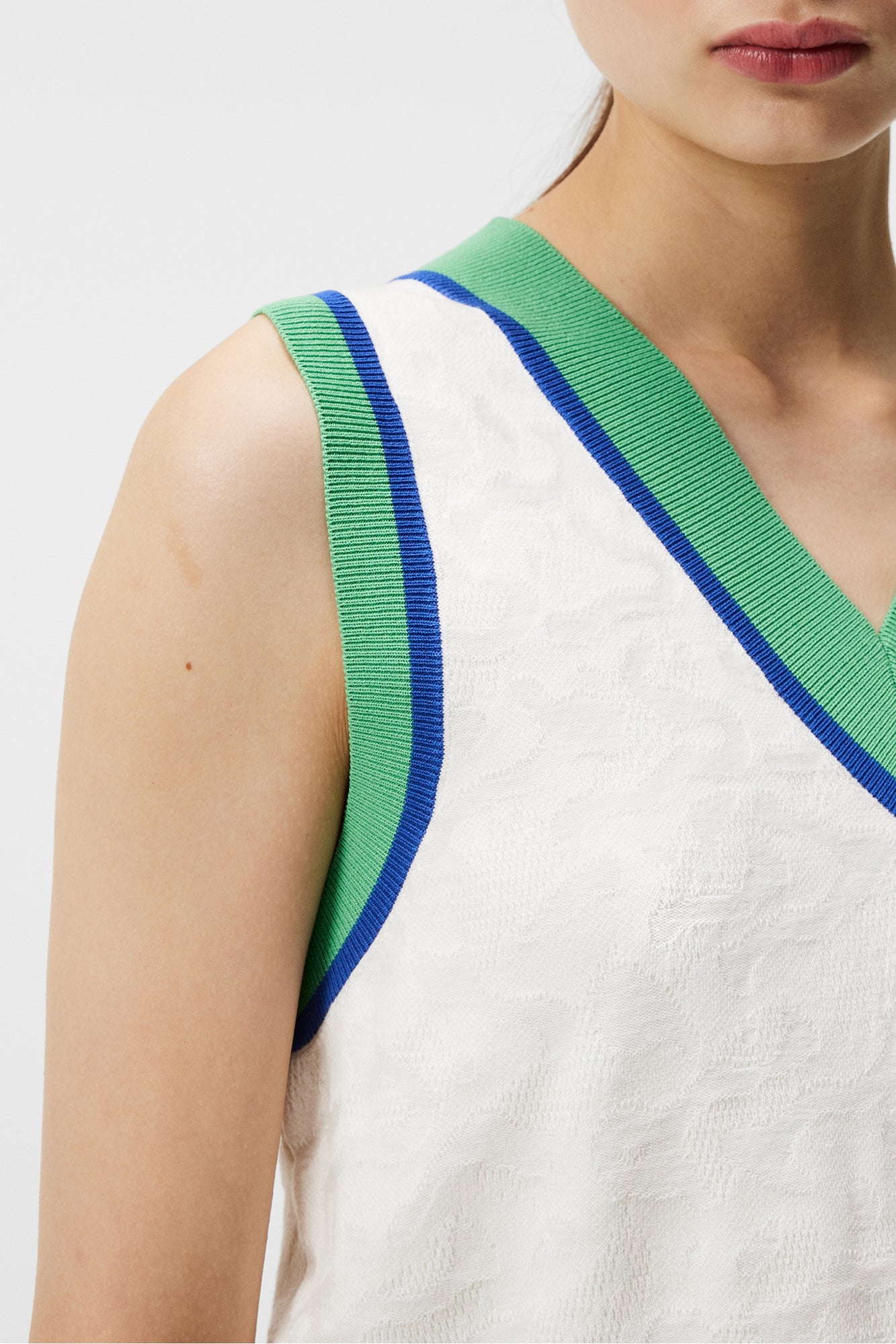 Women | Barbados Knitted Vest | White